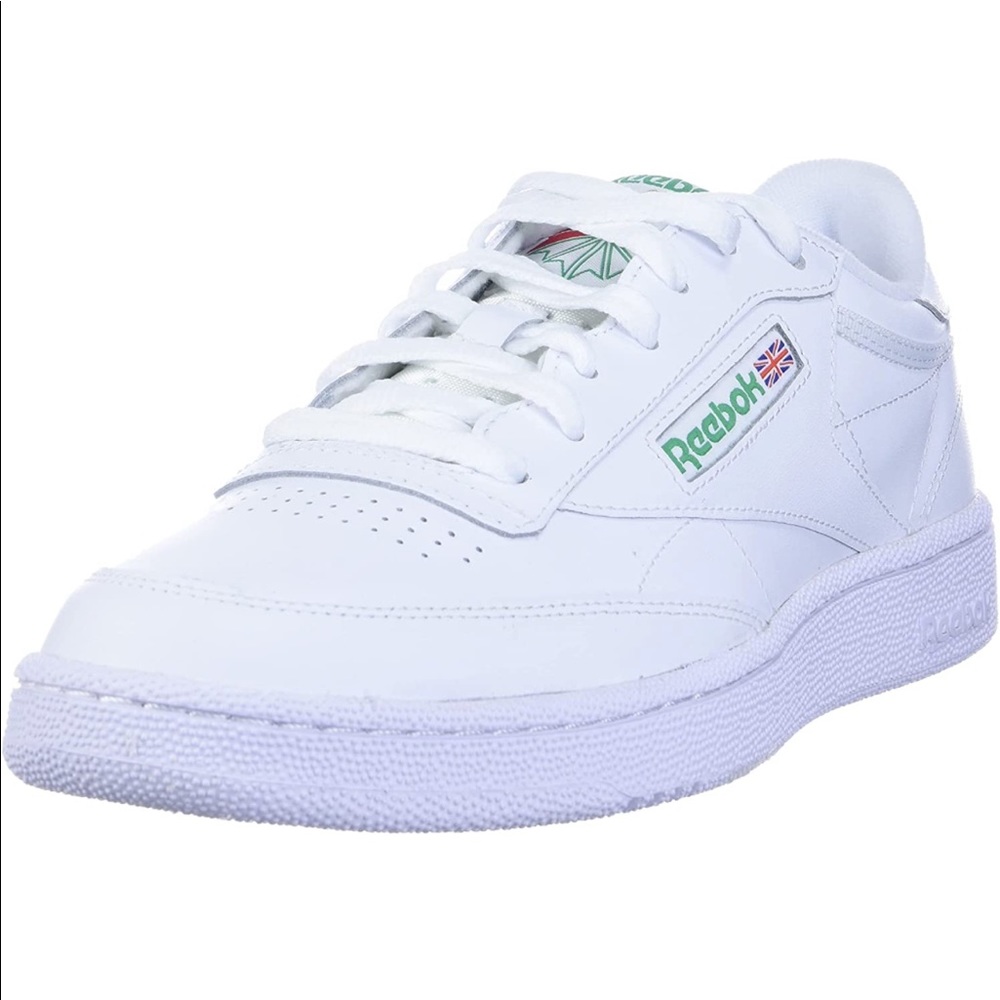 Reeboks Women’s Club C Sneaker - White & Green